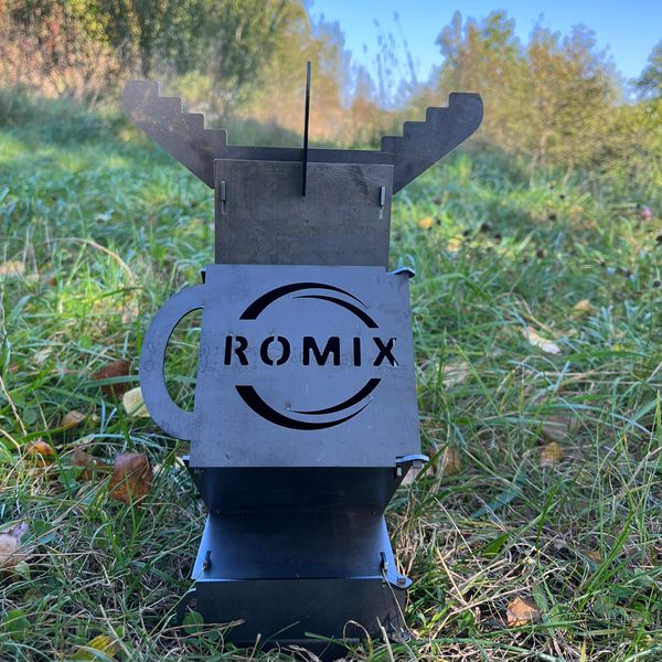 Пічка розбірна турбо "ROMIX" 7R-04-CTS фото