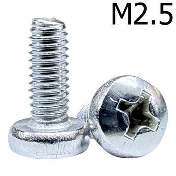 Винт с цилиндрической головкой М2,5x4.А2.DIN 7985 7985 25 4 А2 фото