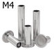 Заклепка напівпустотіла нержавіюча 4x7.А2.DIN 7338-B 7338B 4 7 фото 1