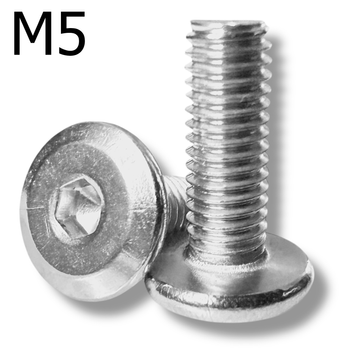 Винт мебельный нержавеющий М5x10.А2.DIN 7420 7420 5 10 фото