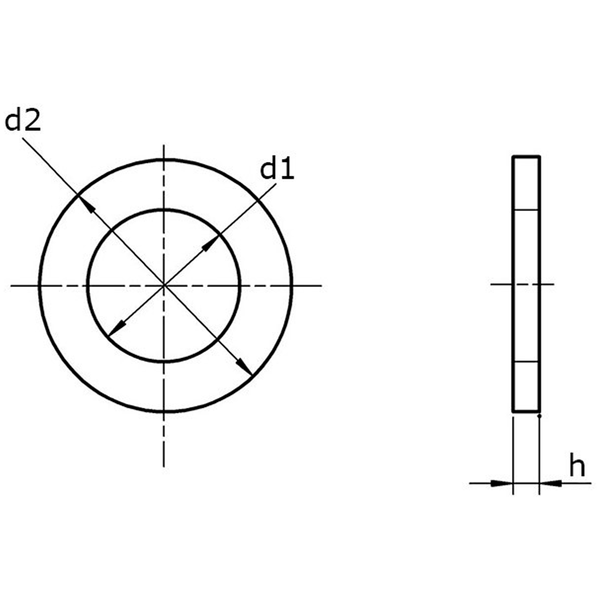 Шайба плоская нейлоновая черная М5x10x1 PА66 125 5 10 1/1 PA66 фото